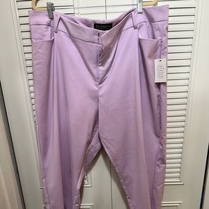 ELOQUII Kady pants, 22R, NWT, Lilac color